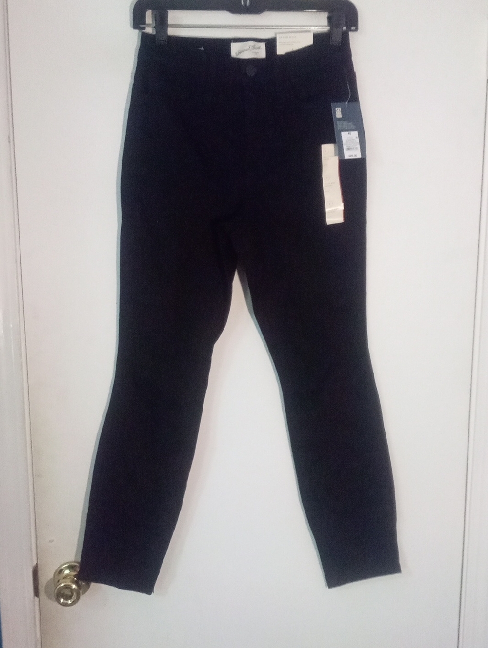 * Universal Thread Black Stretch Skinny Pants 4S 4 Short NWT $28 High Rise